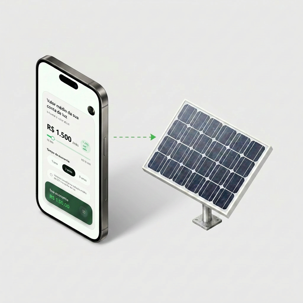 Geração de energia solar